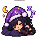 Asa emoji: sleepy