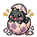 Kaiju emoji: hatch