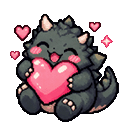 Kaiju emoji: love