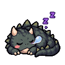 Kaiju emoji: sleep