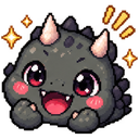 Kaiju emoji: uwu