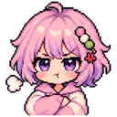 Mochi emoji: pout