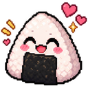 Odds and ends emoji: onigiri
