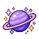 Odds and ends emoji: planet